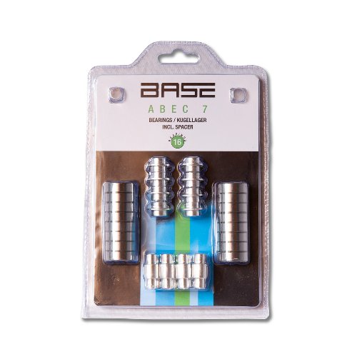 BASE Kugellager ABEC 7 inkl Spacer - 16er Blister Pack
