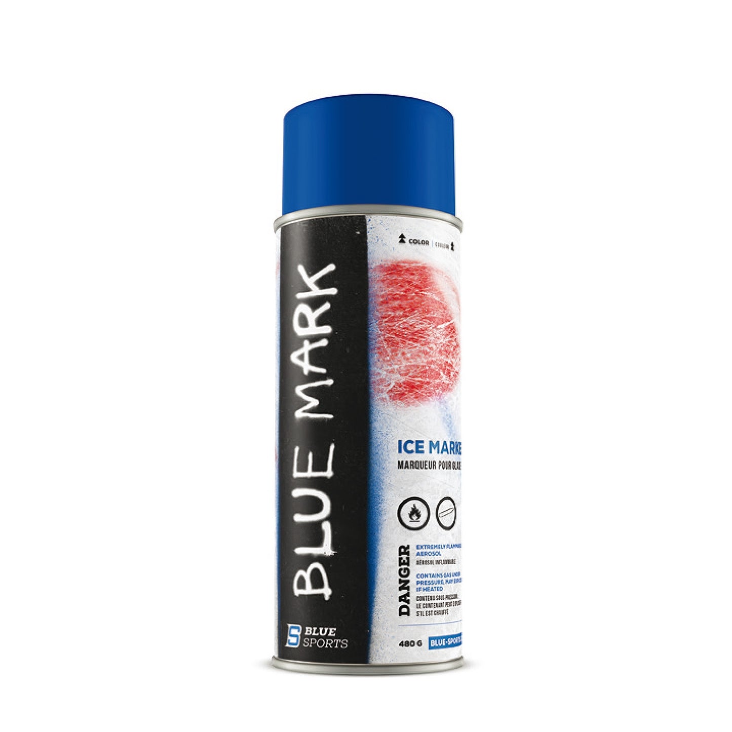 Blue Sports Ice Surface Marker