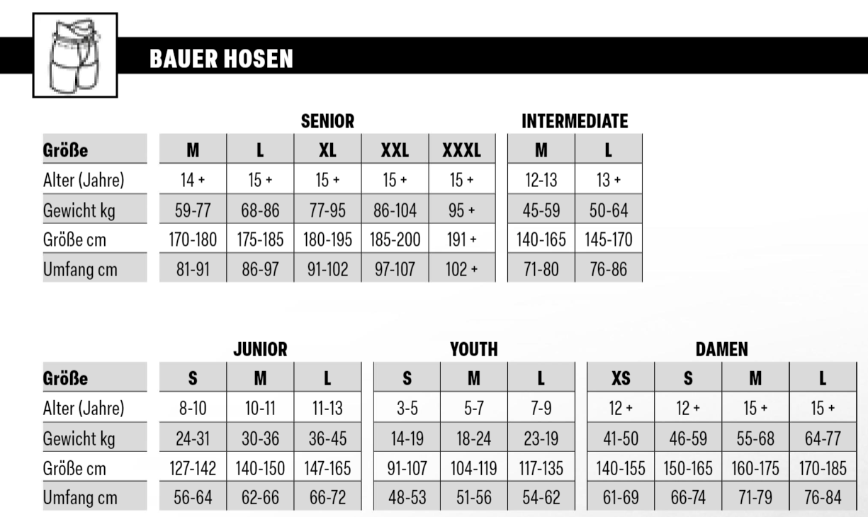 Bauer Performance Hose JR
