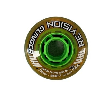 Revision Clinger X-Soft Indoor Inlinerollen - 4er Set grün