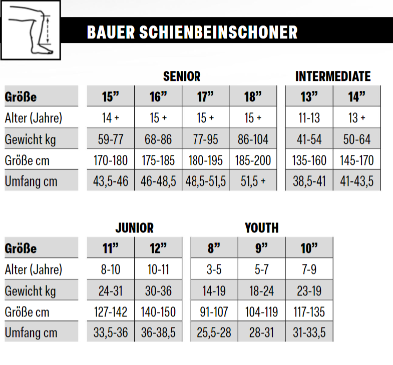 Bauer Supreme M3 Schienbeinschoner JR