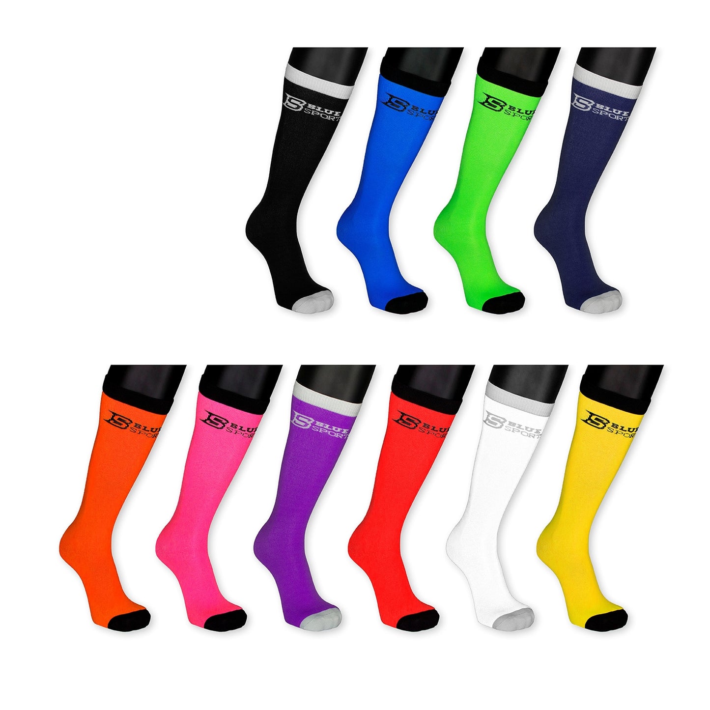 Blue Sports Pro Skin Schlittschuh Socken lang
