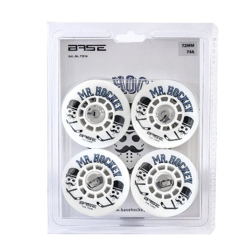 Base Indoor Rollen Pro Mr. Hockey - 74A - 4er Set