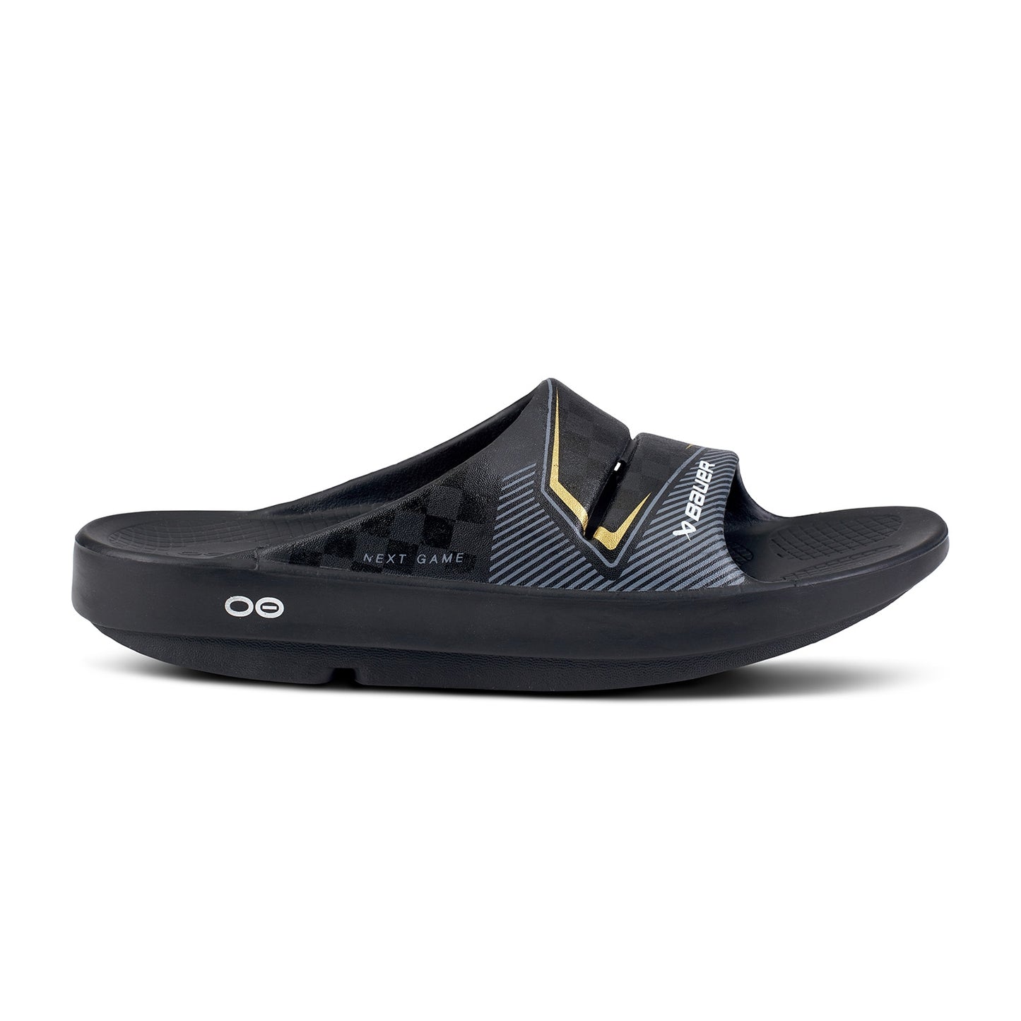 Bauer X Oofos Sport Slide Regenerationsschuh Schwarz